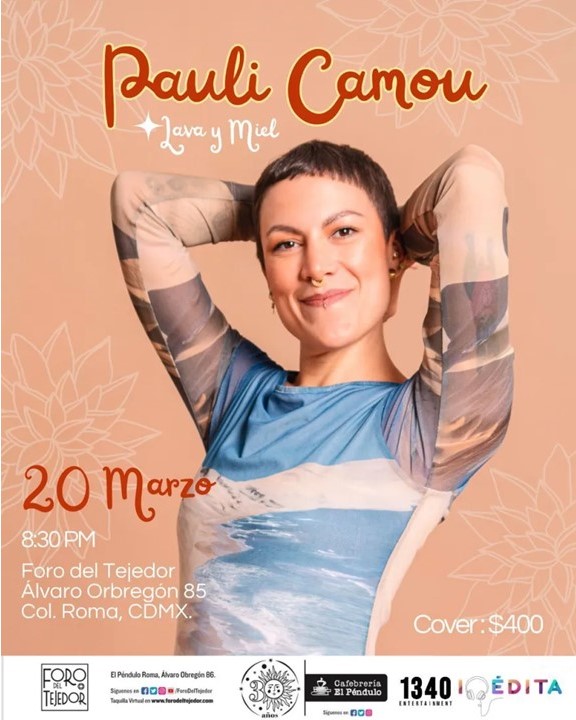 Pauli Camou en concierto en la CDMX