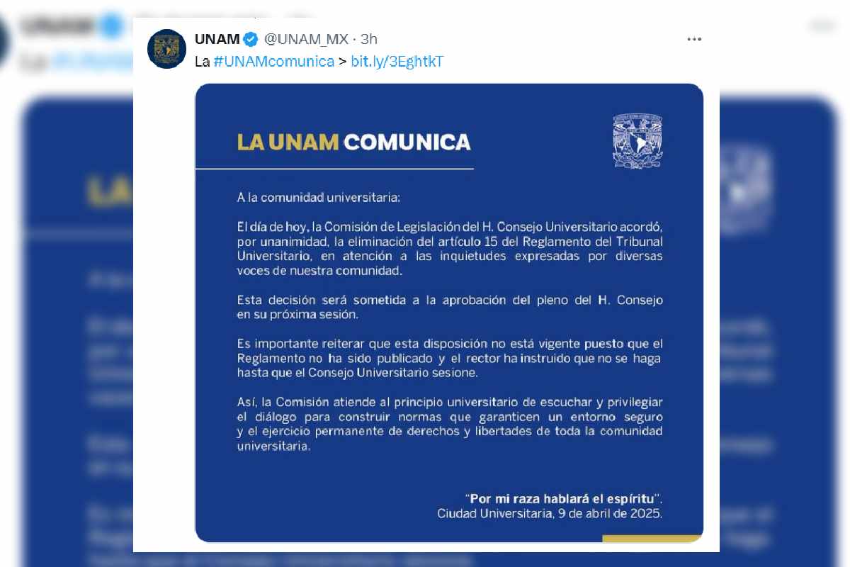 UNAM actos vandálicos
