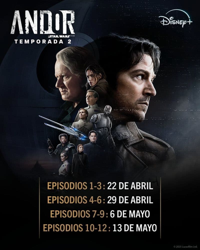 andor temporada 2 episodios estreno