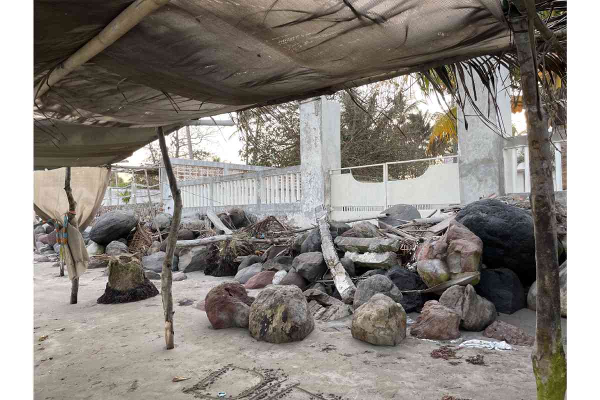 casas en mata de uva erosión costera playas Veracruz Alvarado cambio climático construcciones