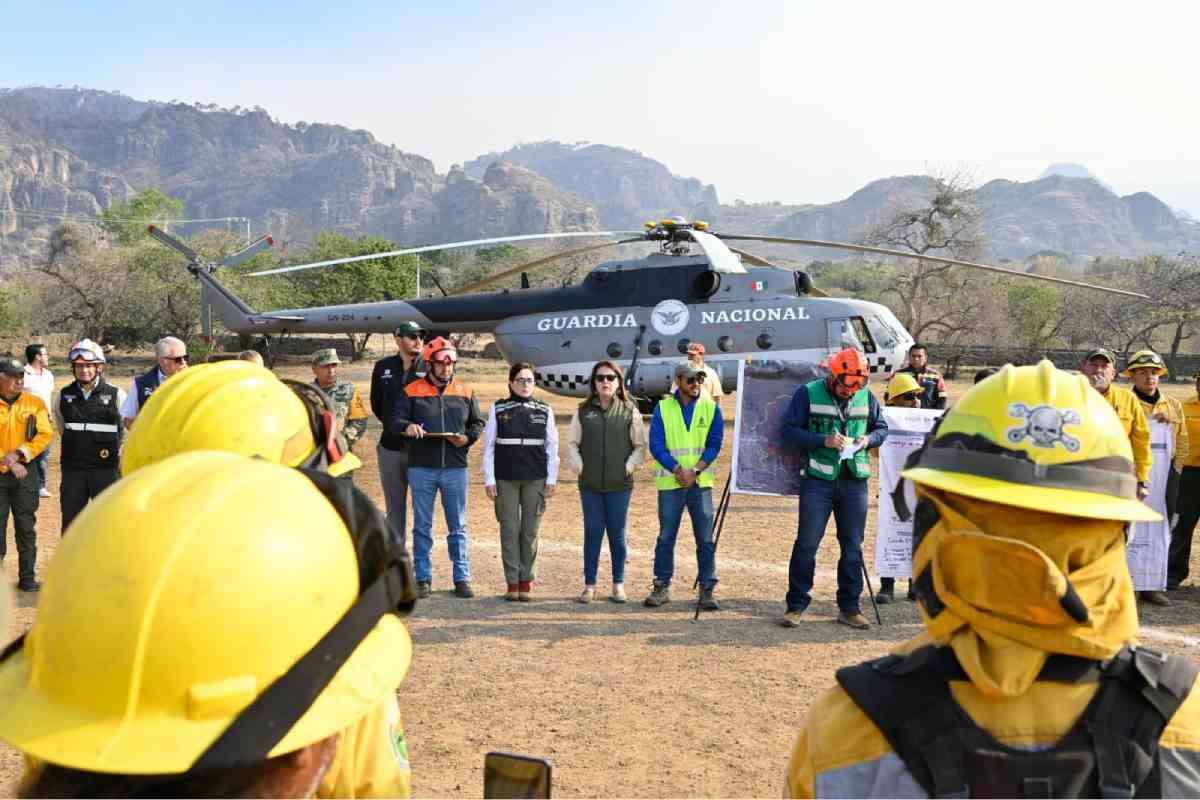 Incendio en Tepoztlán cumple cuatro días activo; suman 600 hectáreas afectadas