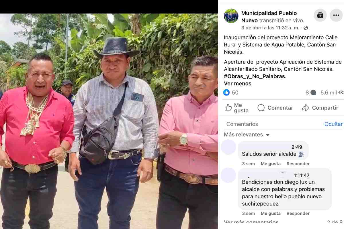 Contrario a lo que aseguran usuarios en redes sociales, el video de un político que porta joyas de oro no es de México, sino que es Diego Lux, un alcalde de Guatemala. 