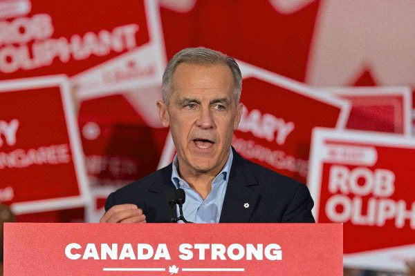 primer ministro de Canadá, Mark Carney, responde a las aranceles de automóviles impuestos por EU