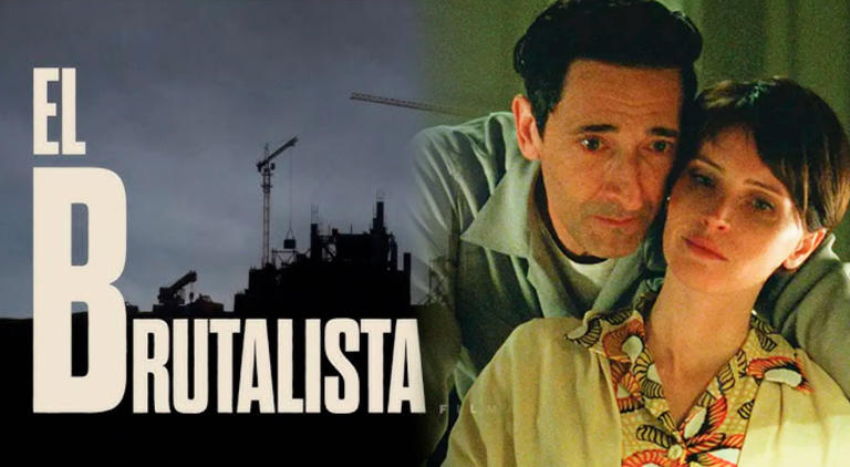 Cartel de El brutalista, El brutalista, del director Brady Corbel.

