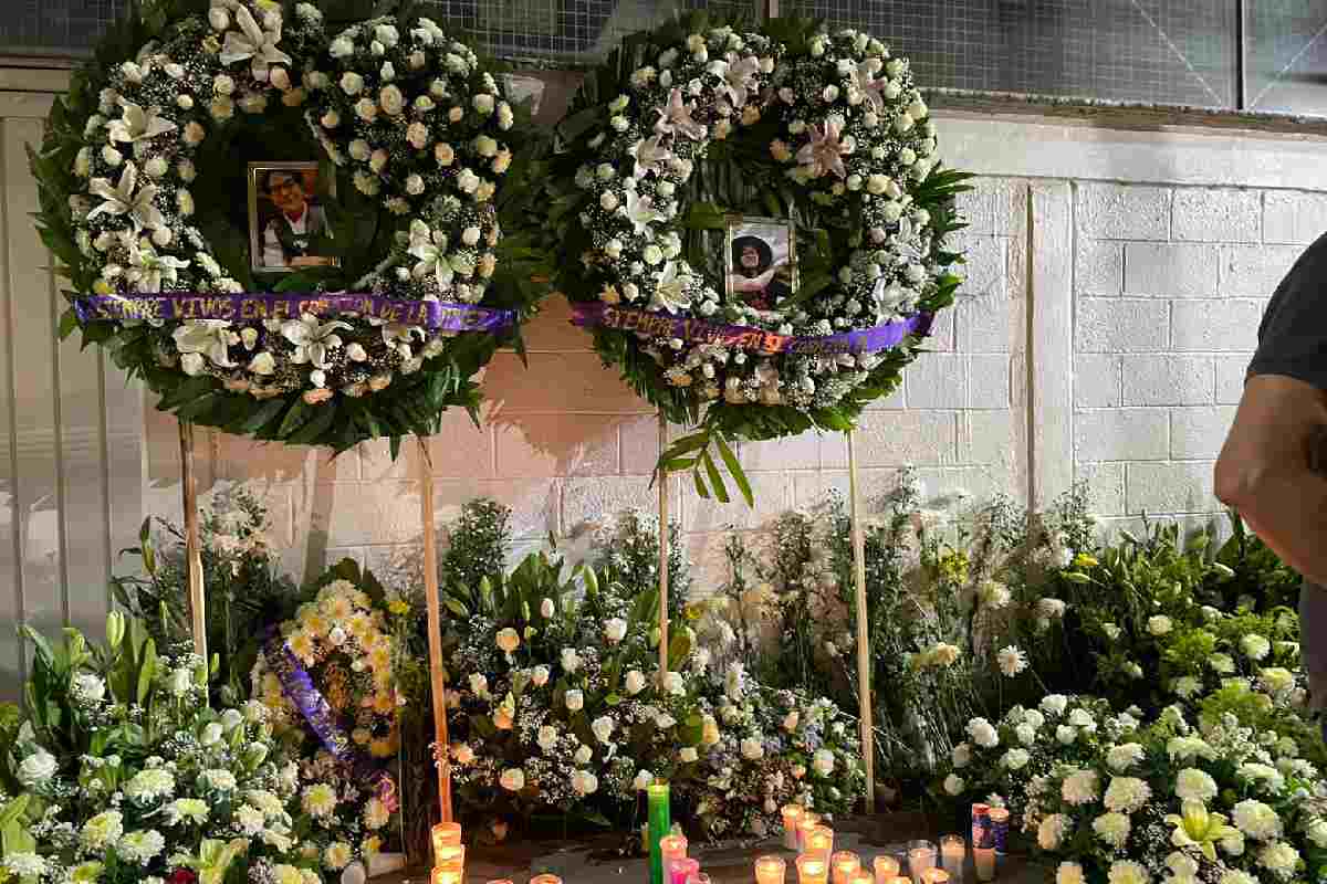 Funeral Ximena Guzmán José Muñoz, colaboradores de Brugada