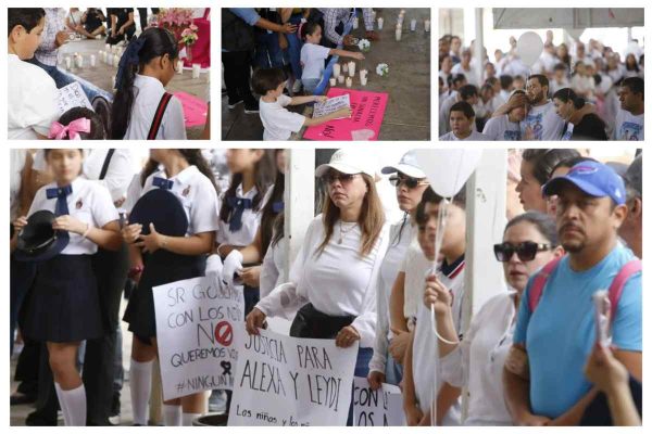 Piden justicia por dos menores asesinadas en Culiacán, Sinaloa