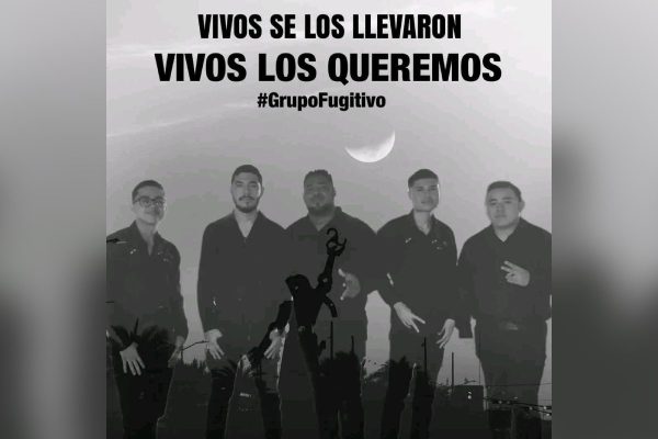 Publicacón de familiares de músicos de grupo fugitivo desaparecidos