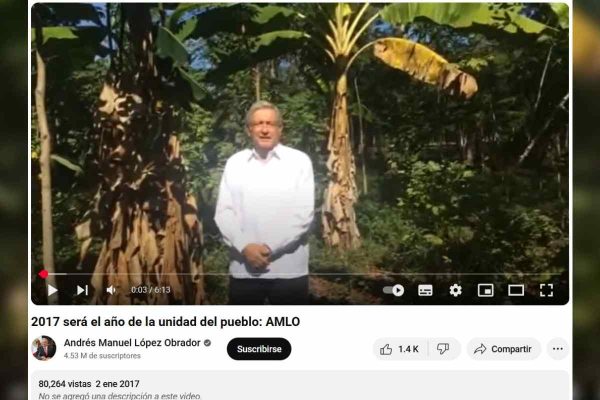 AMLO video elección judicial