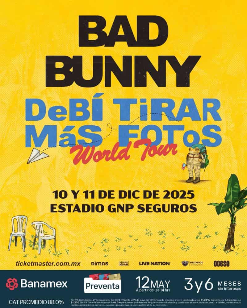 bad bunny cdmx estadio gnp