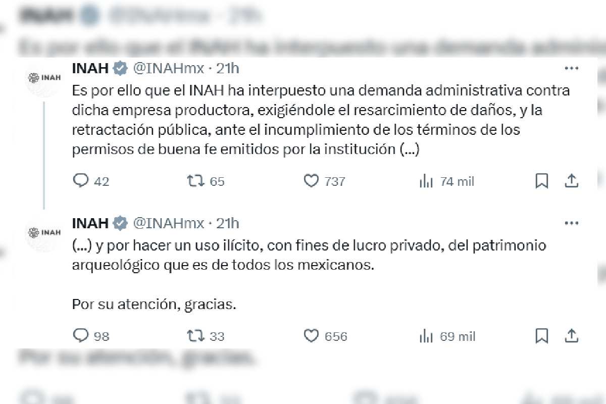 demanda INAH Mr. Beast