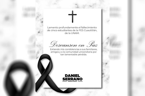 Cinco estudiantes de veterinaria de la FES Cuautitlán de la UNAM mueren en accidente; auto volcó en el Emisor Poniente