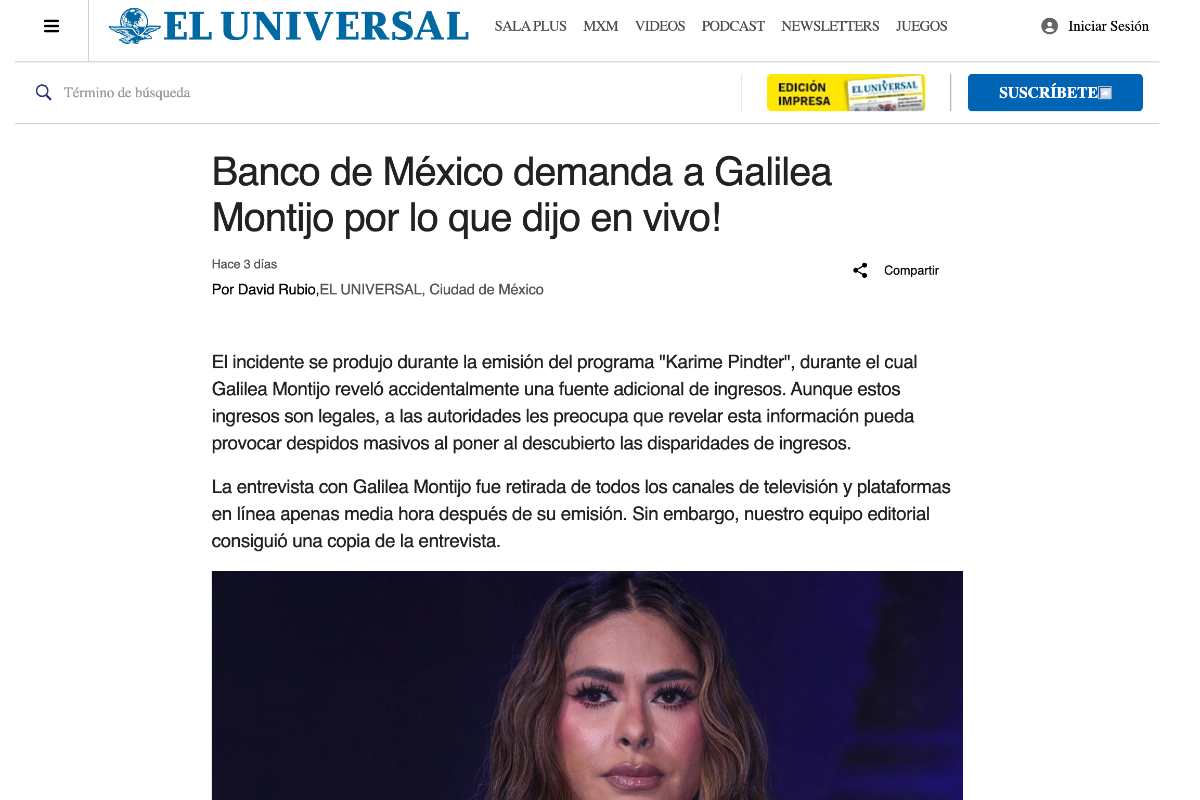Publicaciones en redes desinforman y se hacen pasar por medios como El Universal para promocionar plataformas de inversión fraudulentas.