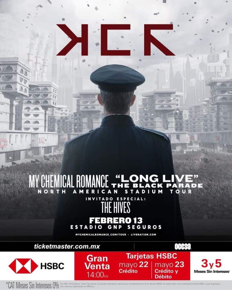 my chemical romance estadio gnp 2026 boletos