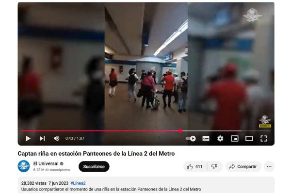 Metro riña CDMX pinchazos