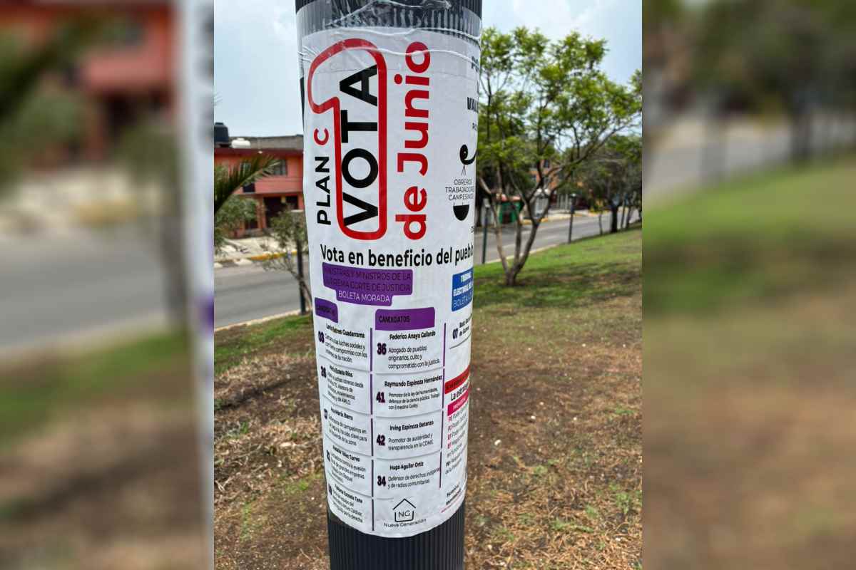 Elección judicial: difunden acordeones a favor de morenistas en plena jornada electoral