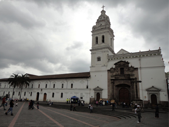 Convento de Santo Domingo en Quito, Ecuador.