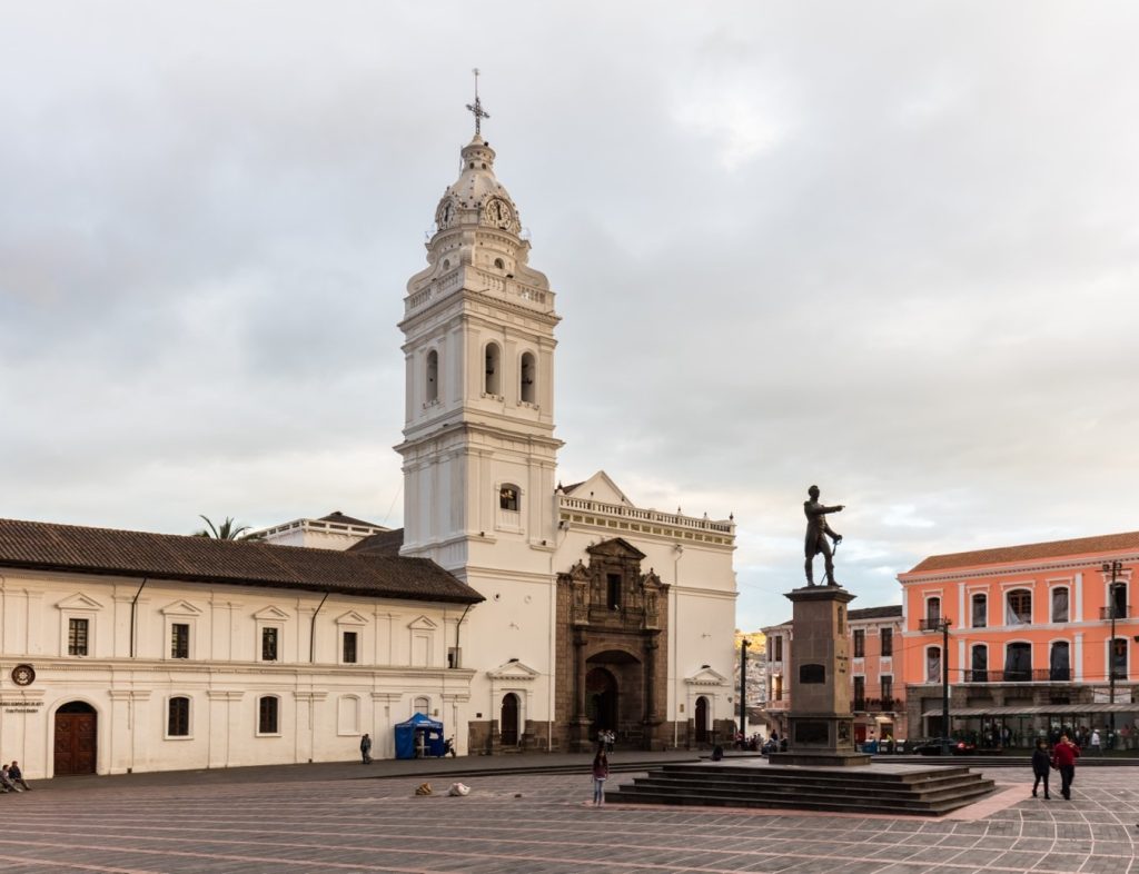 Convento de Santo Domingo en Quito, Ecuador.