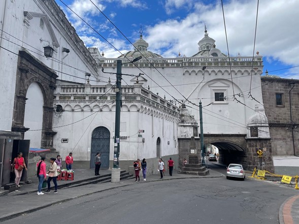 Convento de Santo Domingo en Quito, Ecuador.