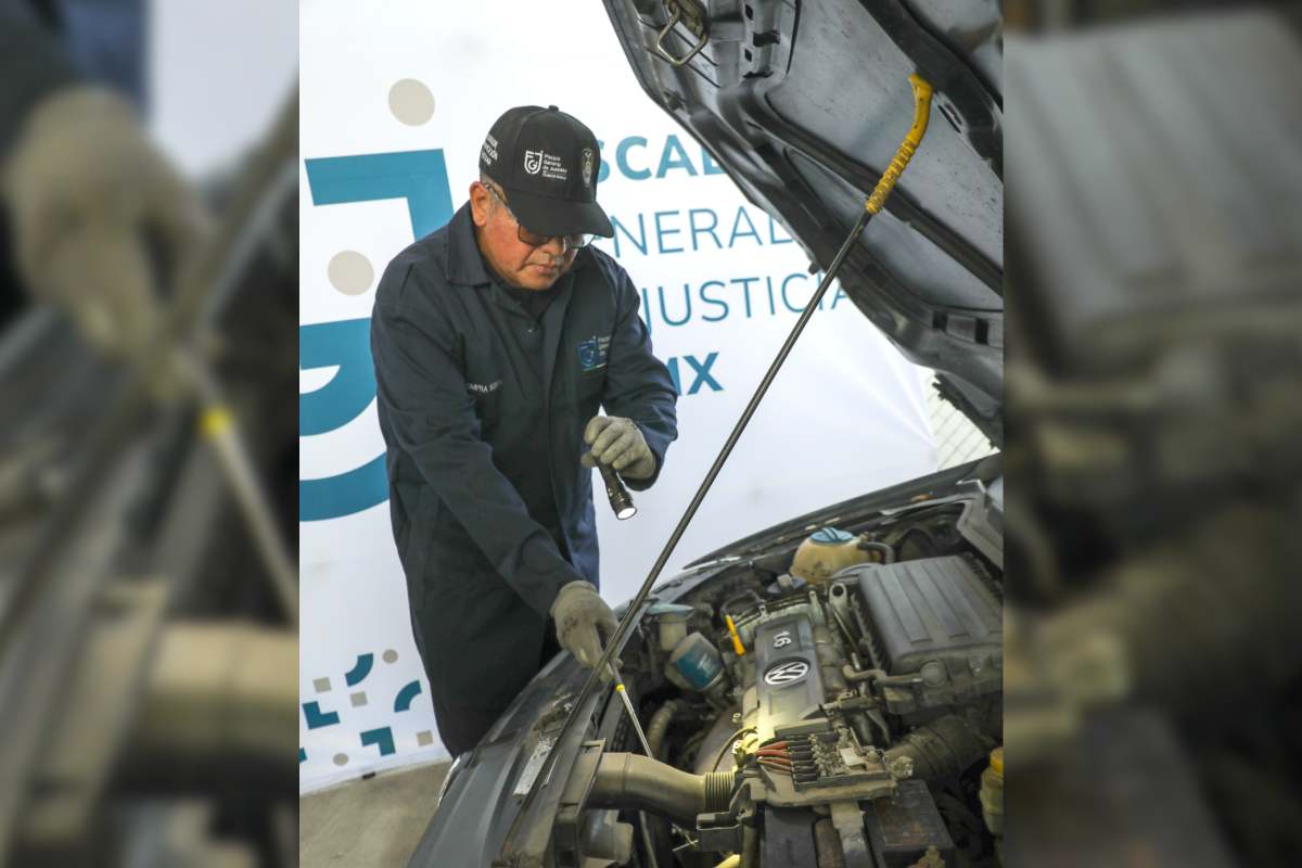 Inspección al vehículo por peritos especializados