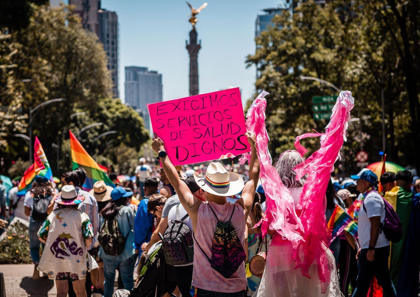 Marcha del Orgullo en la Ciudad de México.