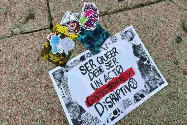 Protesta por desapariciones LGBT y crímenes de odio persistió entre fiesta y el color de la Marcha