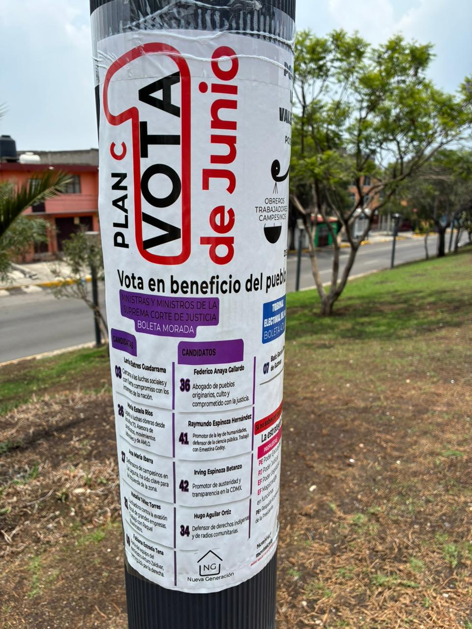 Elección judicial: difunden acordeones a favor de morenistas en plena jornada electoral