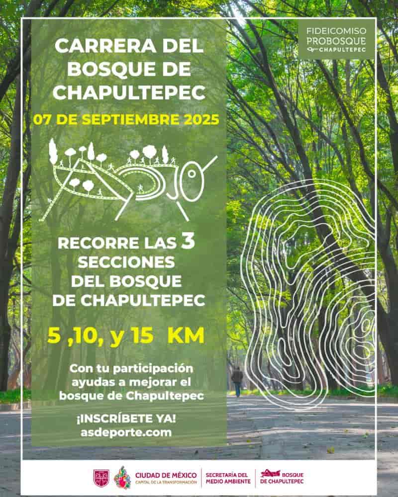 carrera del bosque de chapultepec 2025