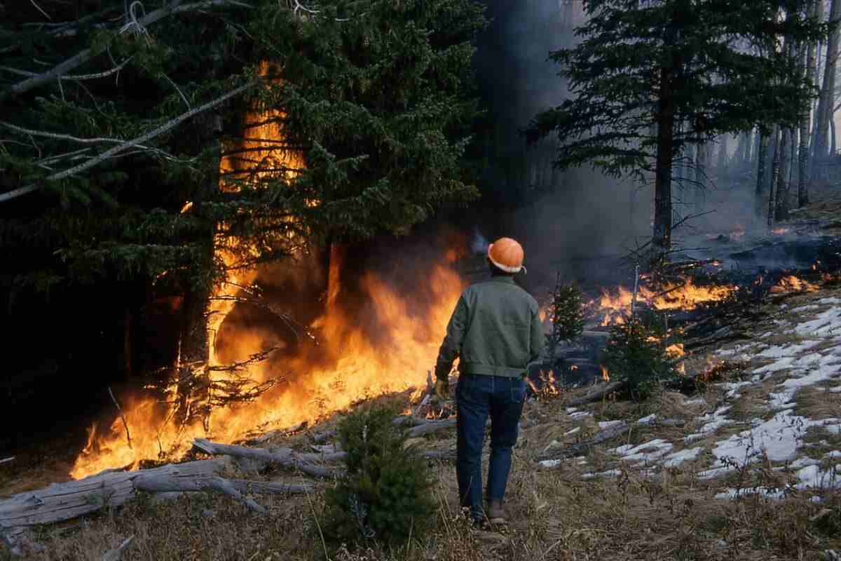 El cambio climático combinado con la adaptación al fuego de ciertos ecosistemas forestales de México son una posible explicación al aumento de las áreas impactadas en 2024. Foto: Semarnat
