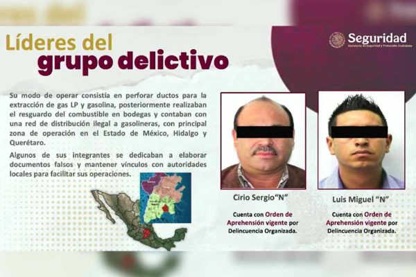 líderes grupo delictivo huachicoleros