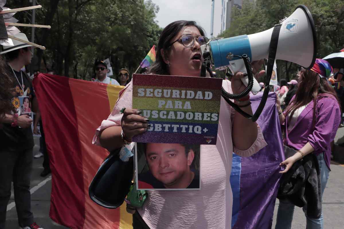 La protesta por desapariciones LGBT y crímenes de odio