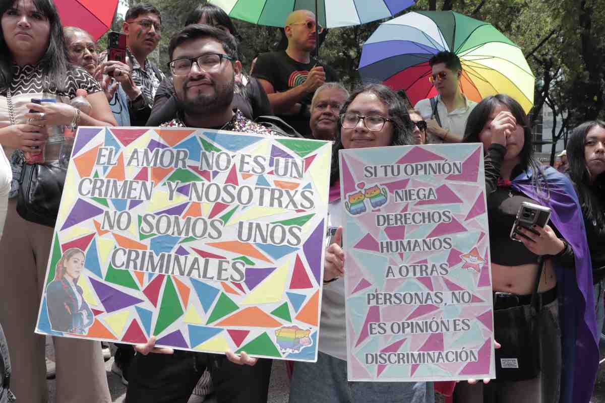 La protesta por desapariciones LGBT y crímenes de odio