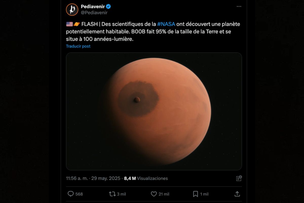 nuevo planeta imagen falsa seno