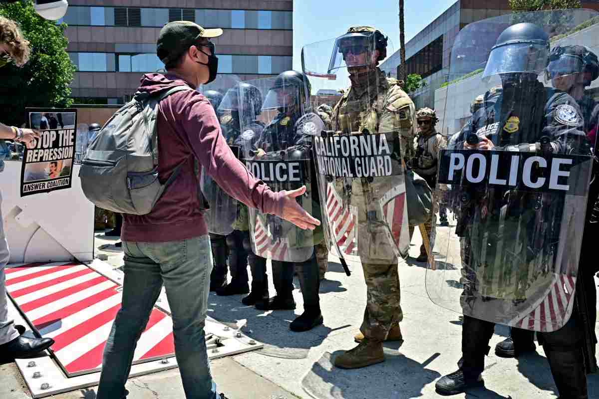 protestas redadas los ángeles