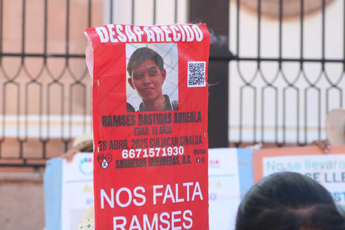 Marchan por los jóvenes Ramsés y Ricardo, a dos meses de su desaparición en Aguaruto, Culiacán