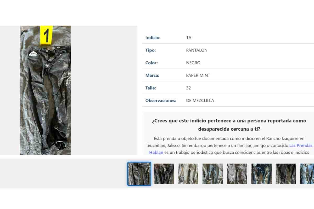 rancho izaguirre las prendas hablan personas desaparecidas