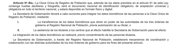 Captura de pantalla DOF.