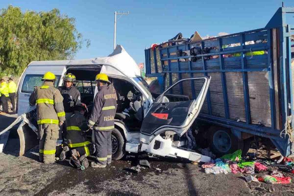 Accidente grave transporte público edomex