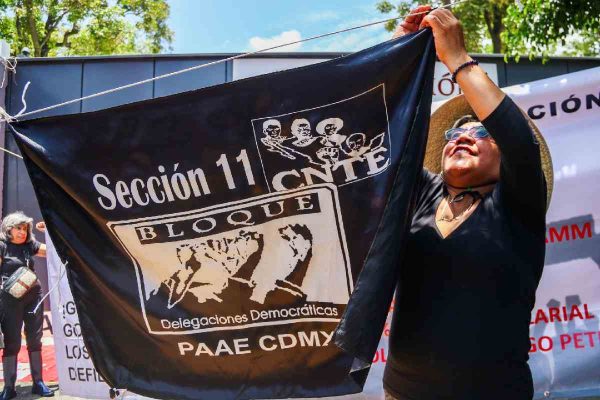 CNTE en CDMX mantuvo reuniones con autoridades, aunque continuarán con marcha