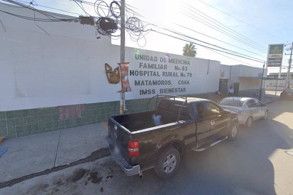 Hospital de Matamoros en el que fue atendido el vicecónsul de Monterrey