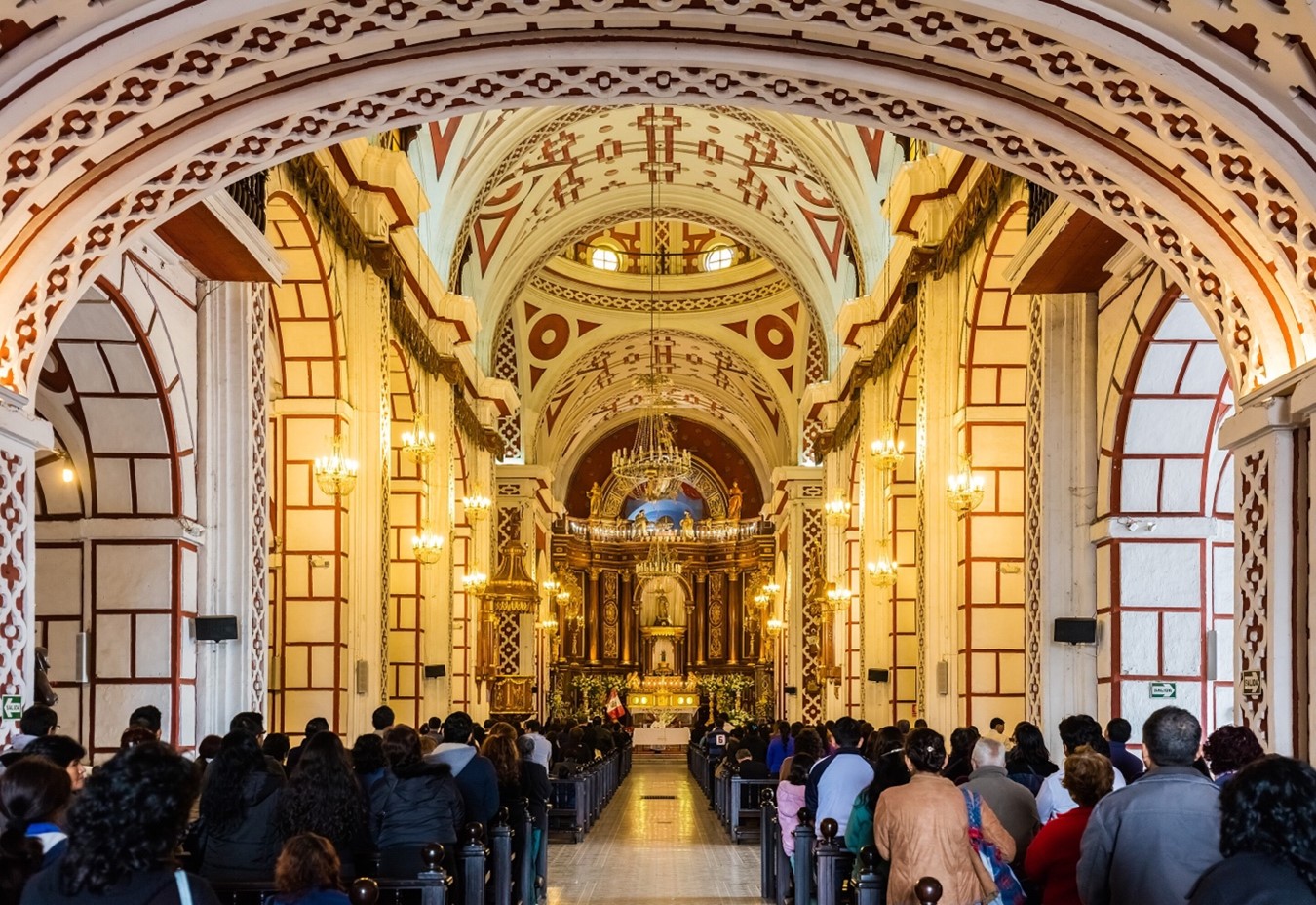 Convento de San Francisco en Lima, Perú.