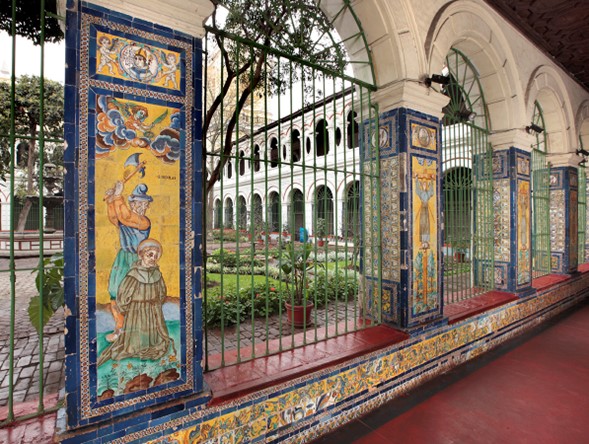 Convento de San Francisco en Lima, Perú.