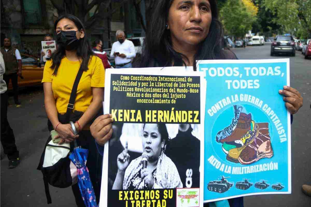 Juez determina auto de no vinculación a defensora de mujeres indígenas, Kenia Hernández
