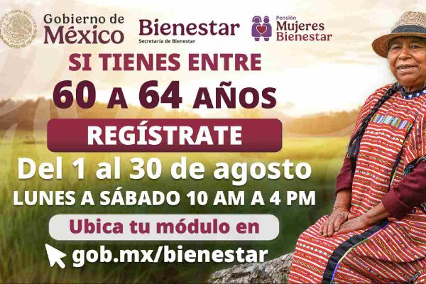 Registro para Pensión Mujeres Bienestar de entre 60 y 64 años: conoce las fechas y requisitos