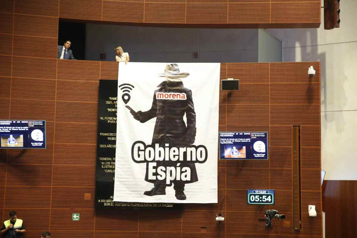 Senado Protesta Gobierno Espía