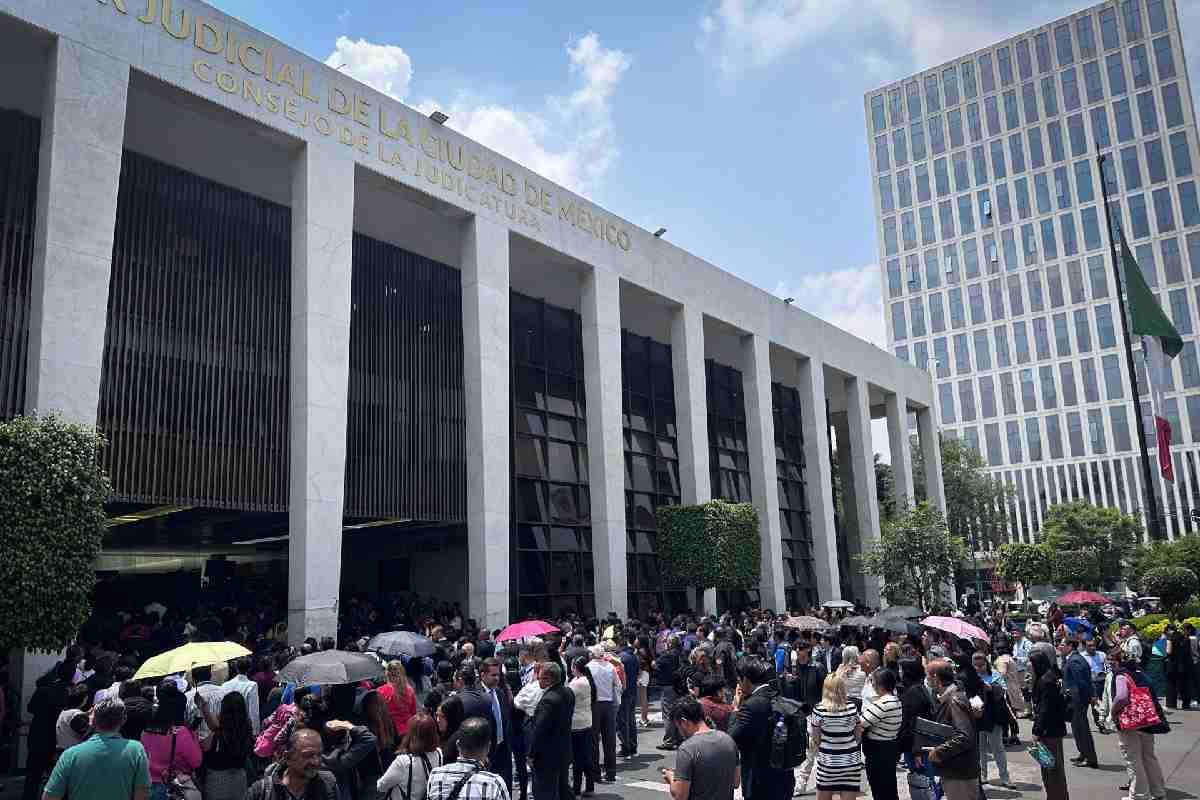 Termina paro de trabajadores del Poder Judicial de CDMX