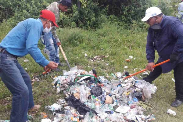 Vertedero clandestino en Guatemala