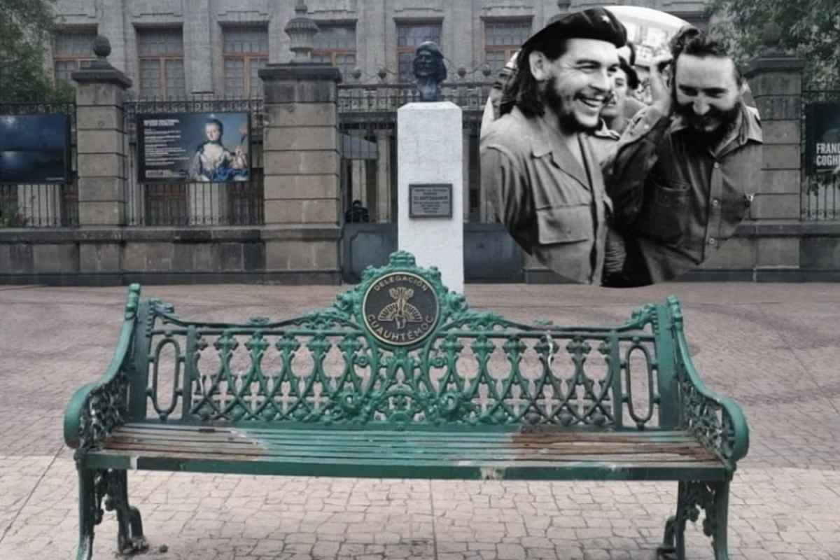 estatua de Fidel Castro y el Che Guevara