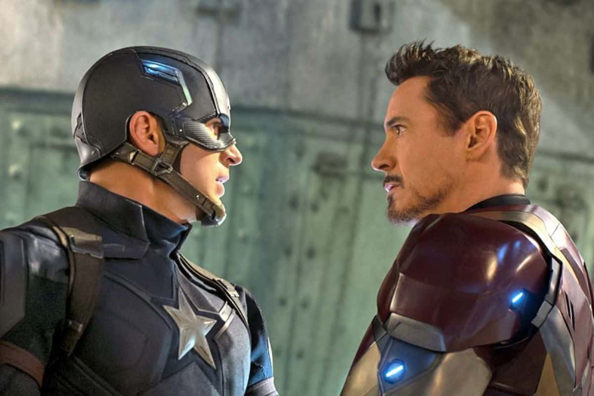 capitan america iron man civil war chris evans robert downey jr