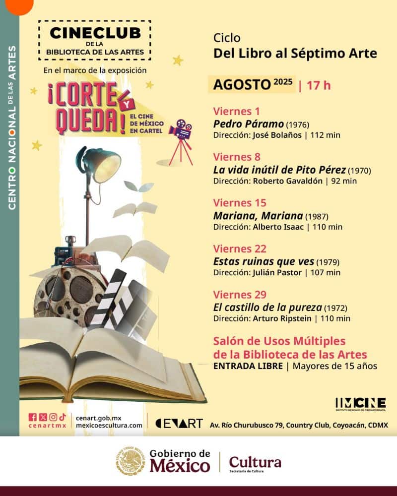 corte y queda cenart cine mexicano