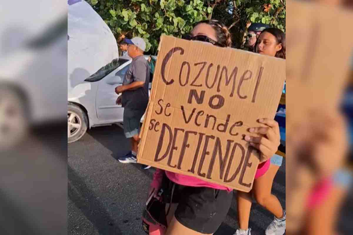 cuarto muelle cozumel cruceros semarnat protestas arrecife